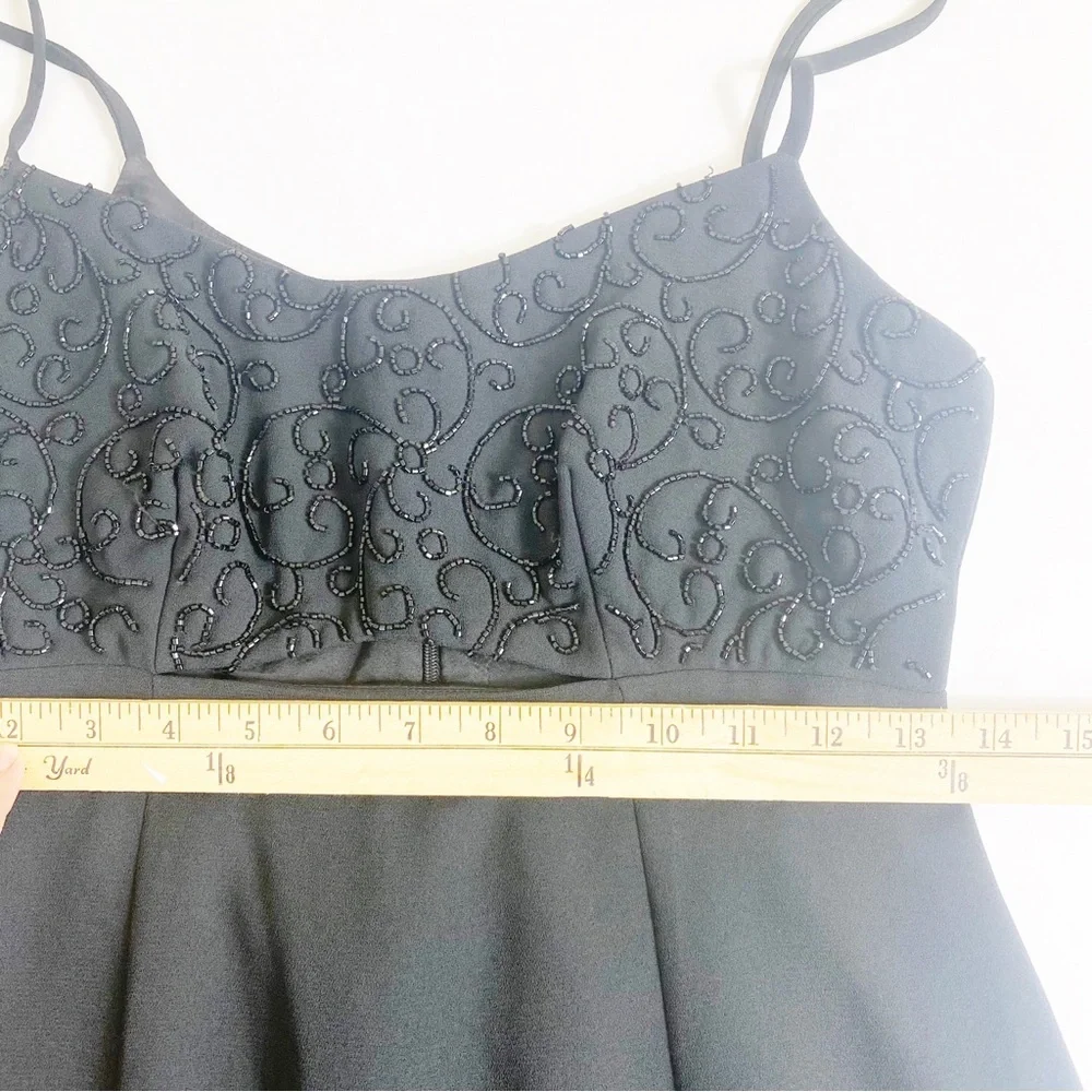 Laundry Shelli Seagal Elegant Pencil Dress Beads Sleek Minimal Party Wedding 6P